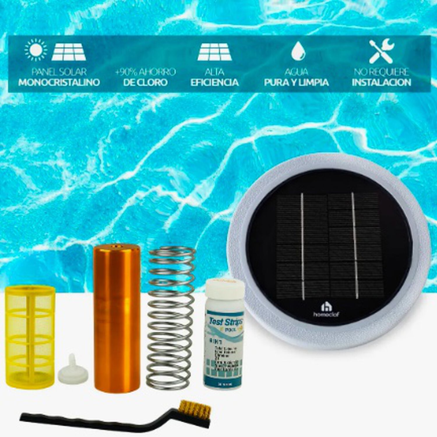 Ionizador Solar Filtro Piscina 150.000 Litros image number 2.0