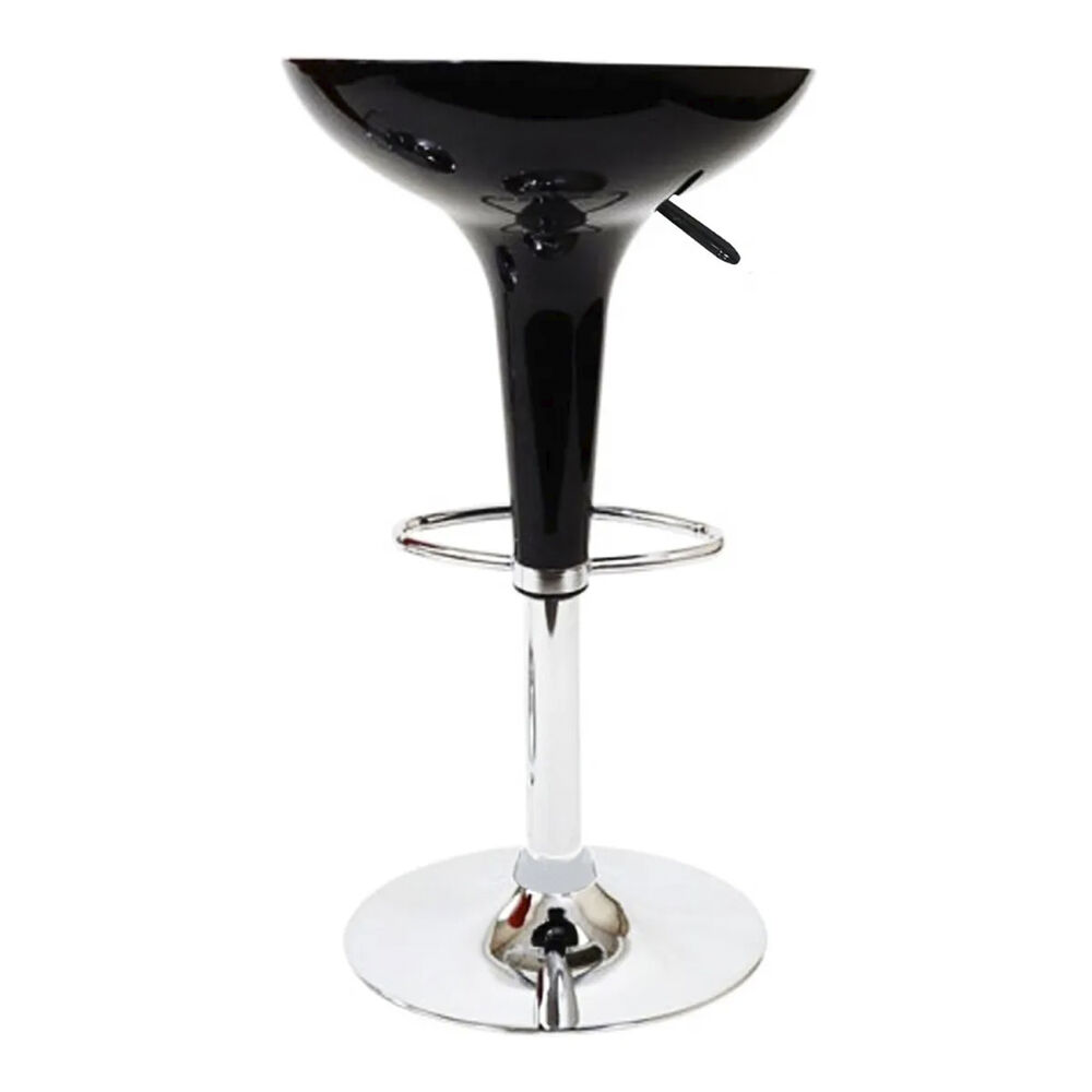 Pack 2 Pisos De Bar Regulables Estilo Retro Negro image number 3.0