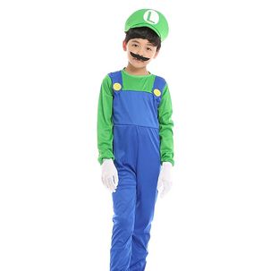 Disfraz De Luigi Para Ni&ntilde;os - Mario Bros