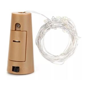 Luces Corcho Hada Alambre 10 Led Decoracion Calidas