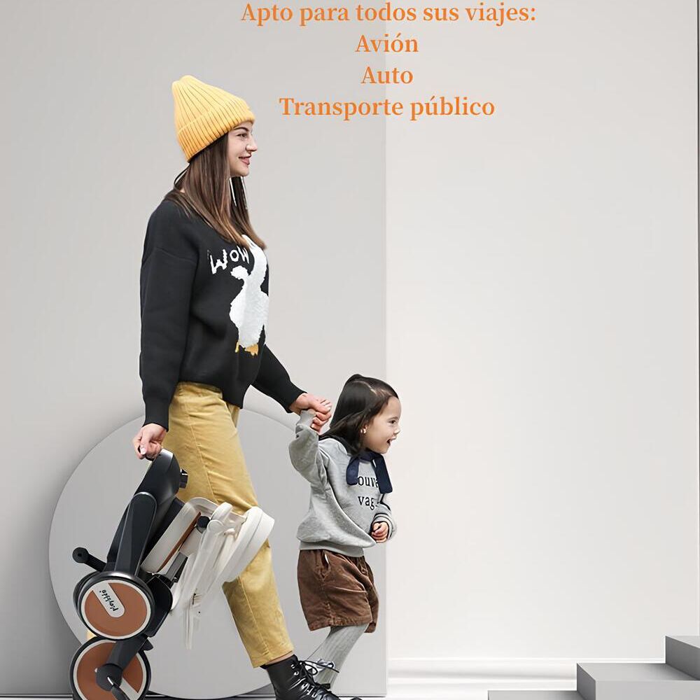 Triciclo De Paseo 360&deg; Y Balance 6 En 1 Plegable Negro image number 6.0