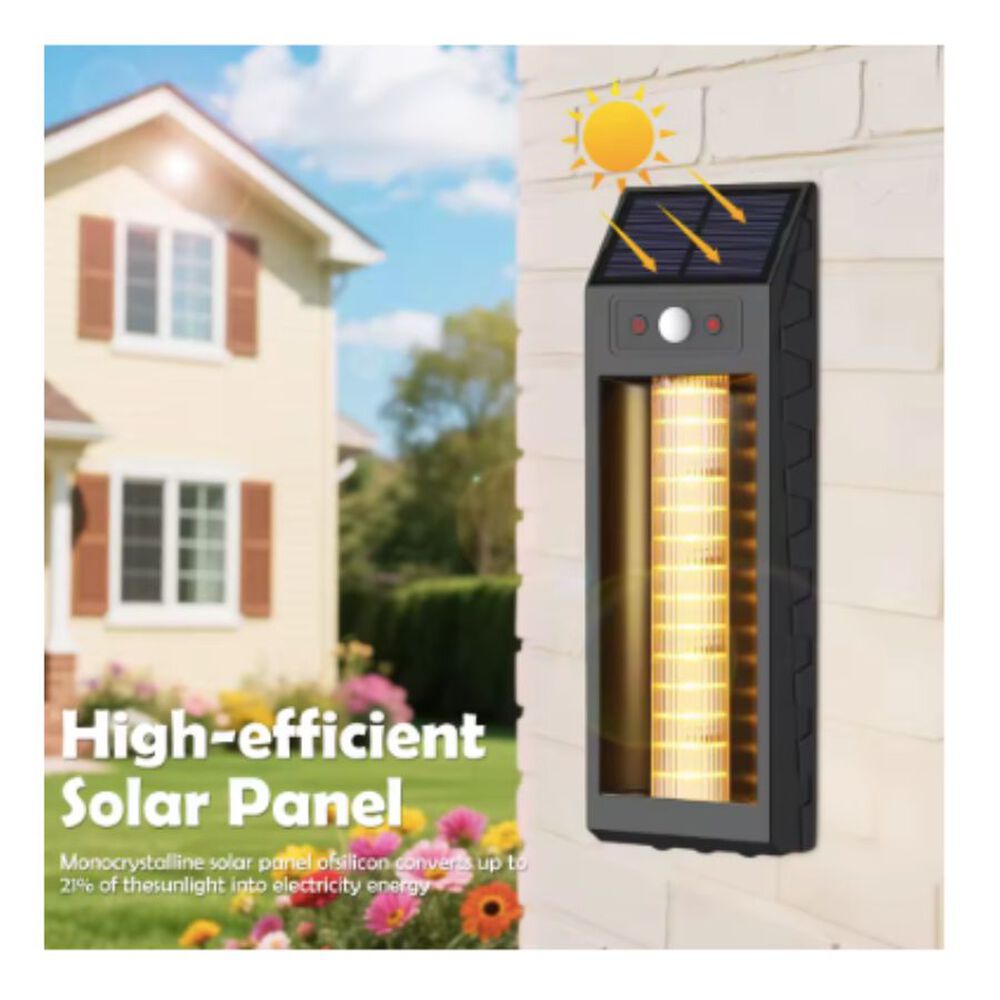 Lampara De Pared Solar Led Para Colgar En Exteriores image number 3.0