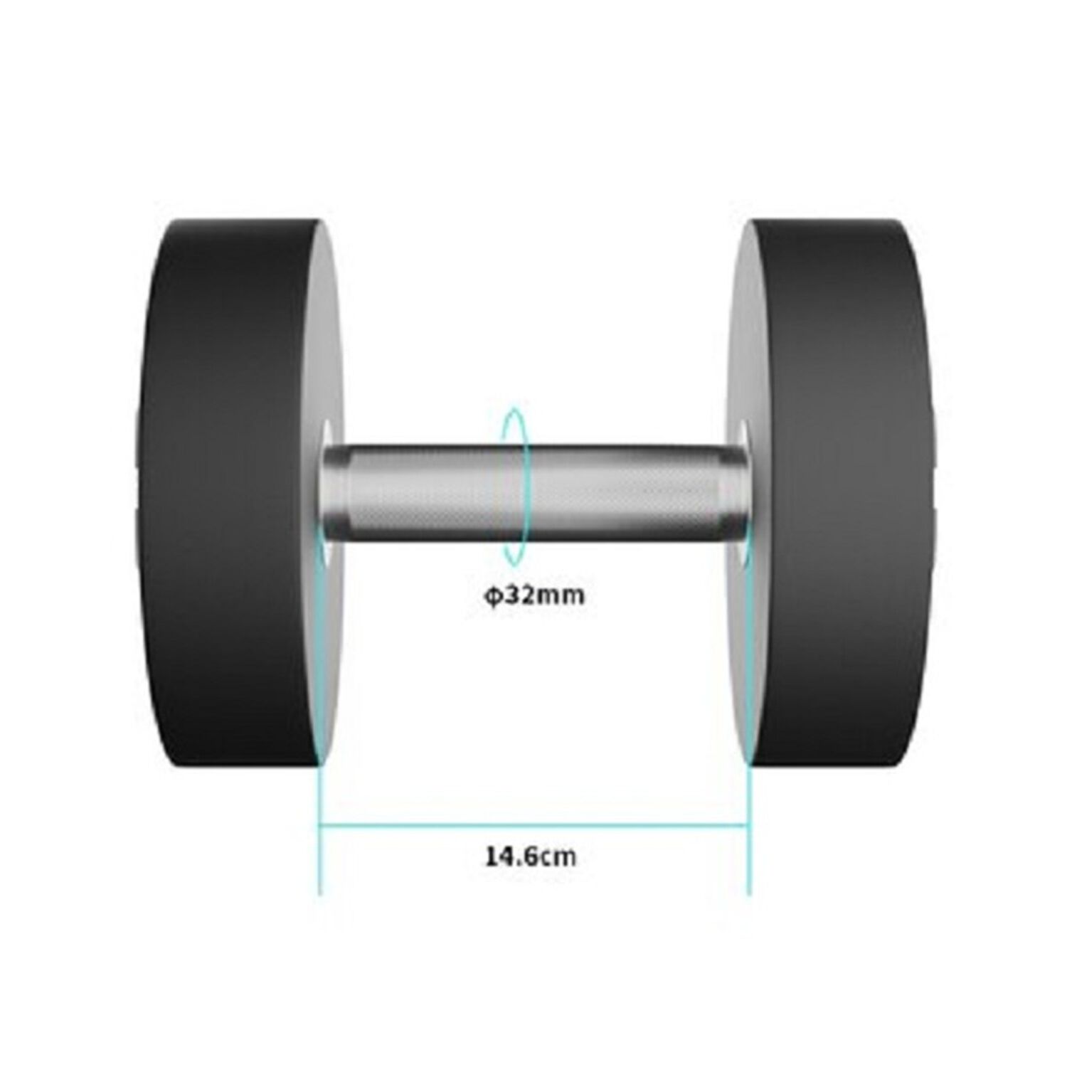 Mancuerna Redonda Pu 32.5 Kg image number 1.0