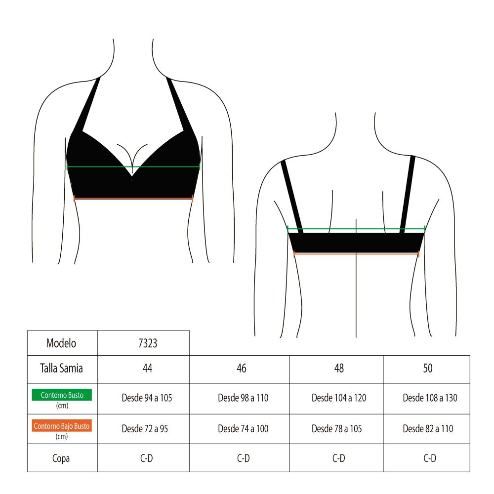 Bikini Busto Grande Azul image number 1.0