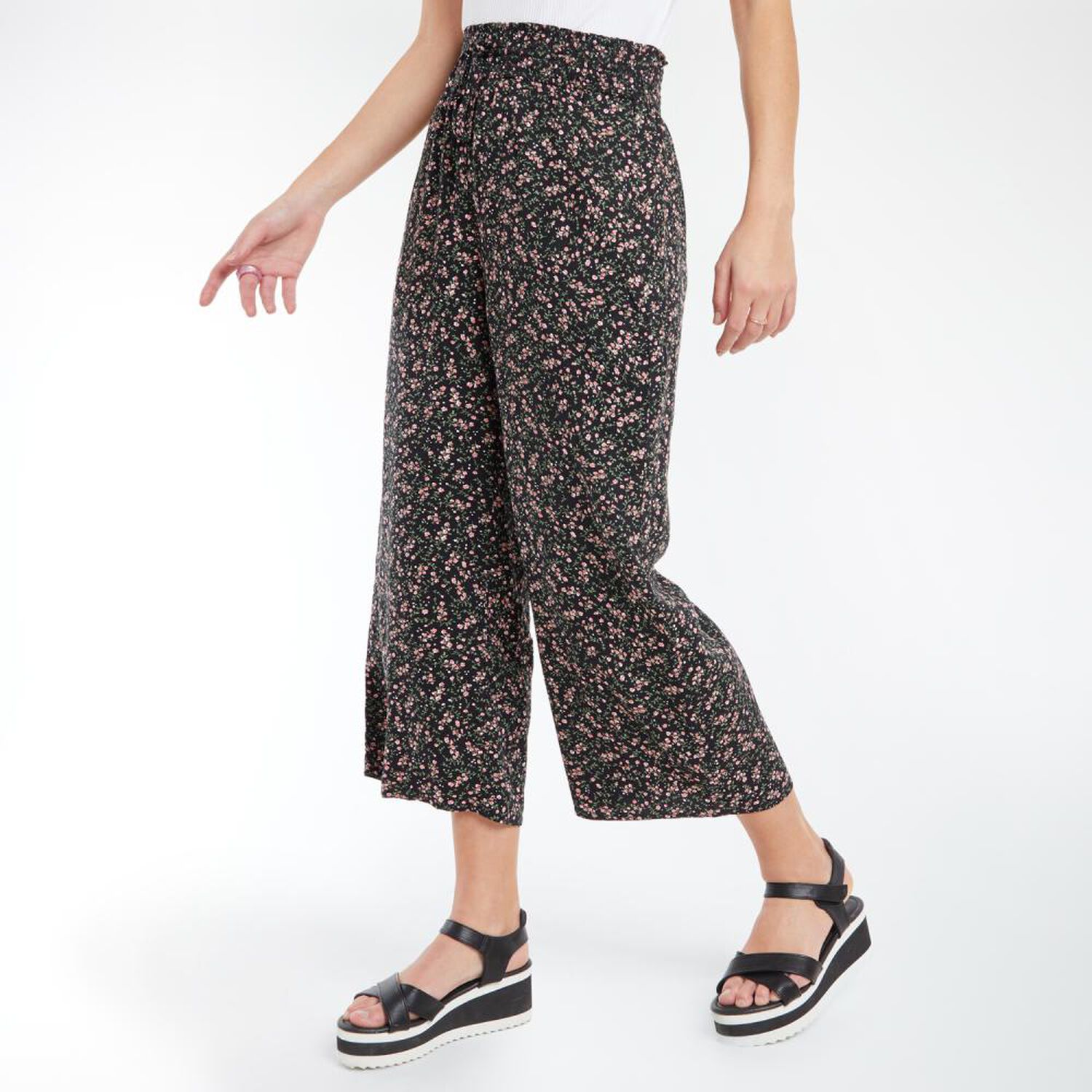 Pantal&oacute;n Pretina El&aacute;sticada Tiro Medio Regular Mujer Freedom image number 2.0