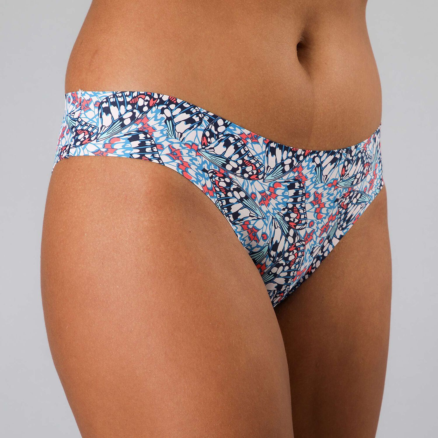 Pack X6 Bikini Bonded Microfibra Flores Mujer 25566-251 image number 4.0