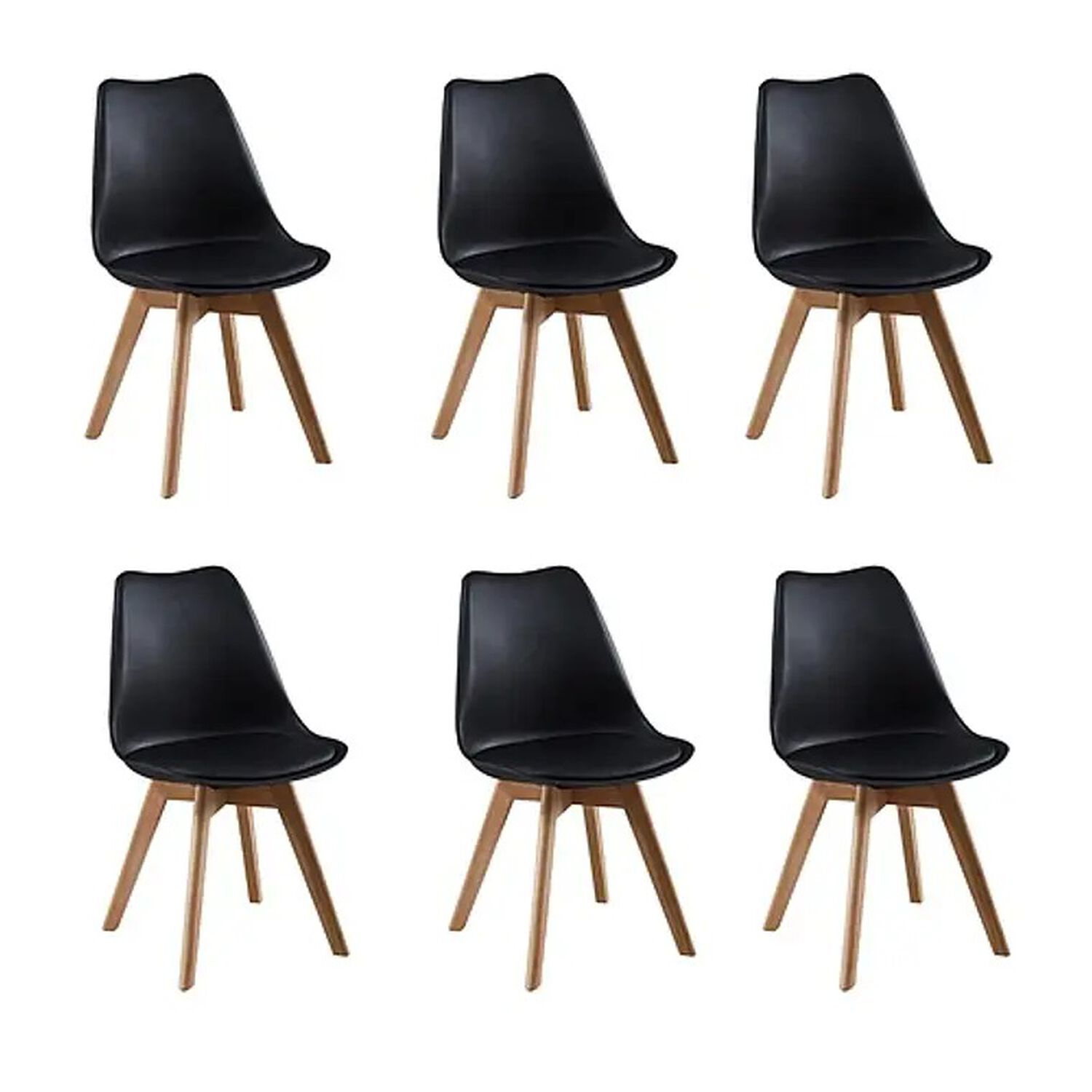 Juego De Comedor Medlock (140 X 90cm) + 6 Sillas Tulip image number 1.0