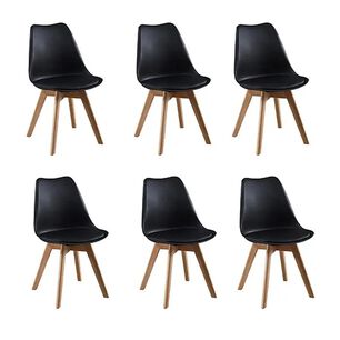 Juego De Comedor Medlock (140 X 90cm) + 6 Sillas Tulip