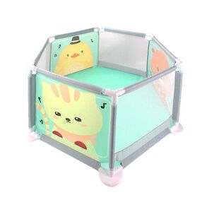 Corral Plegable Con Malla Para Bebe Infantil