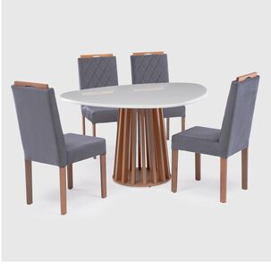 Juego De Comedor Roca Toledo / 4 Sillas