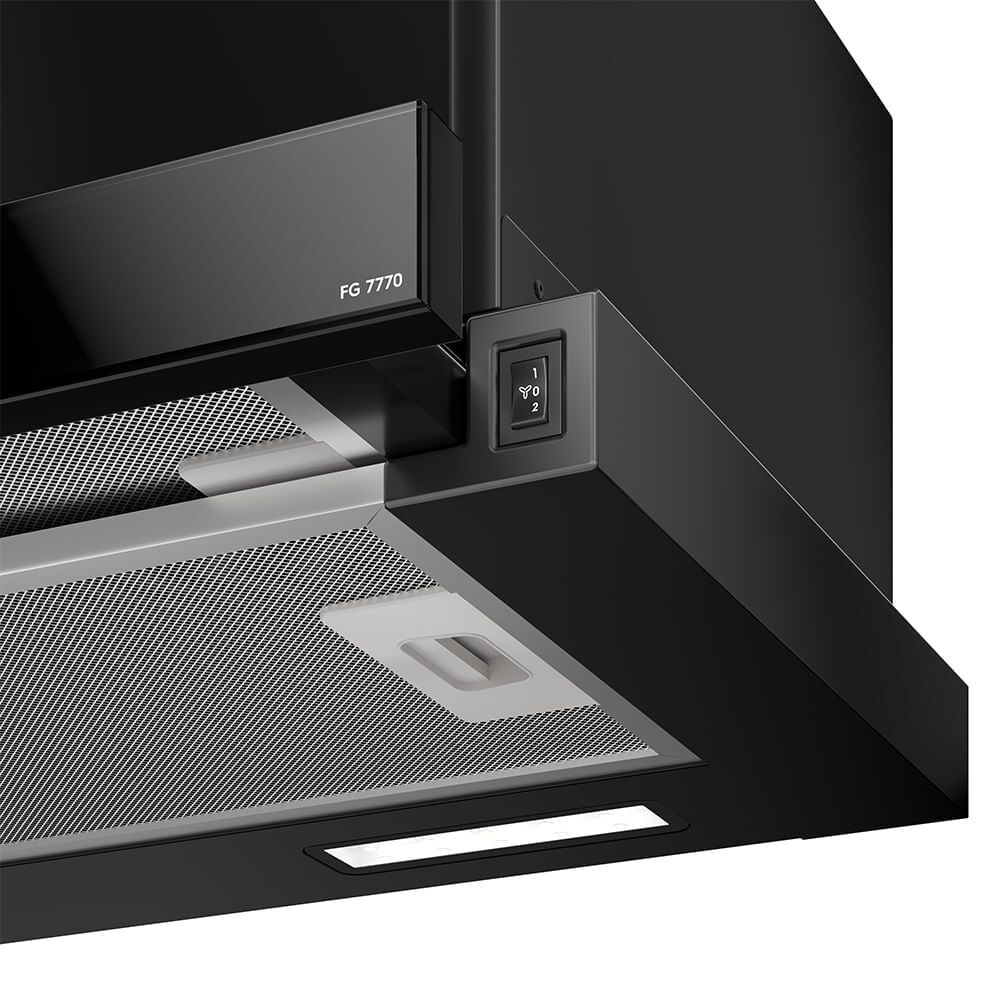 Campana De Cocina Retr&aacute;ctil Fensa 60 Cm Negro Fg7770 image number 4.0