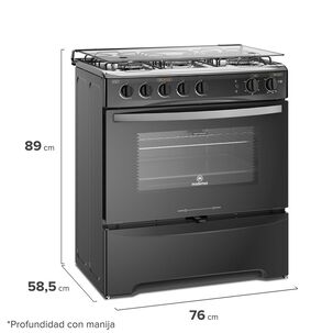 Cocina A Gas Mademsa 5 Platos Negro M 940 T