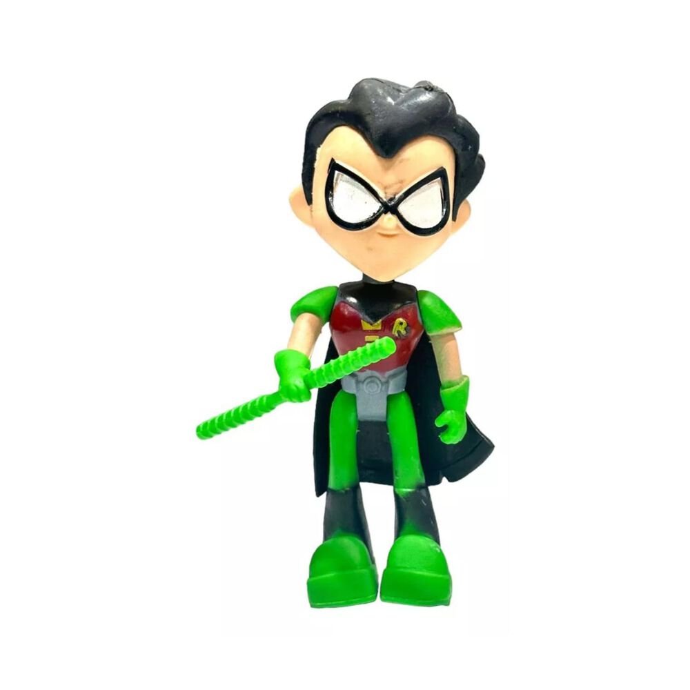 Juguete Figuras Jovenes Titanes 3 Piezas 14cm Accesorios image number 3.0