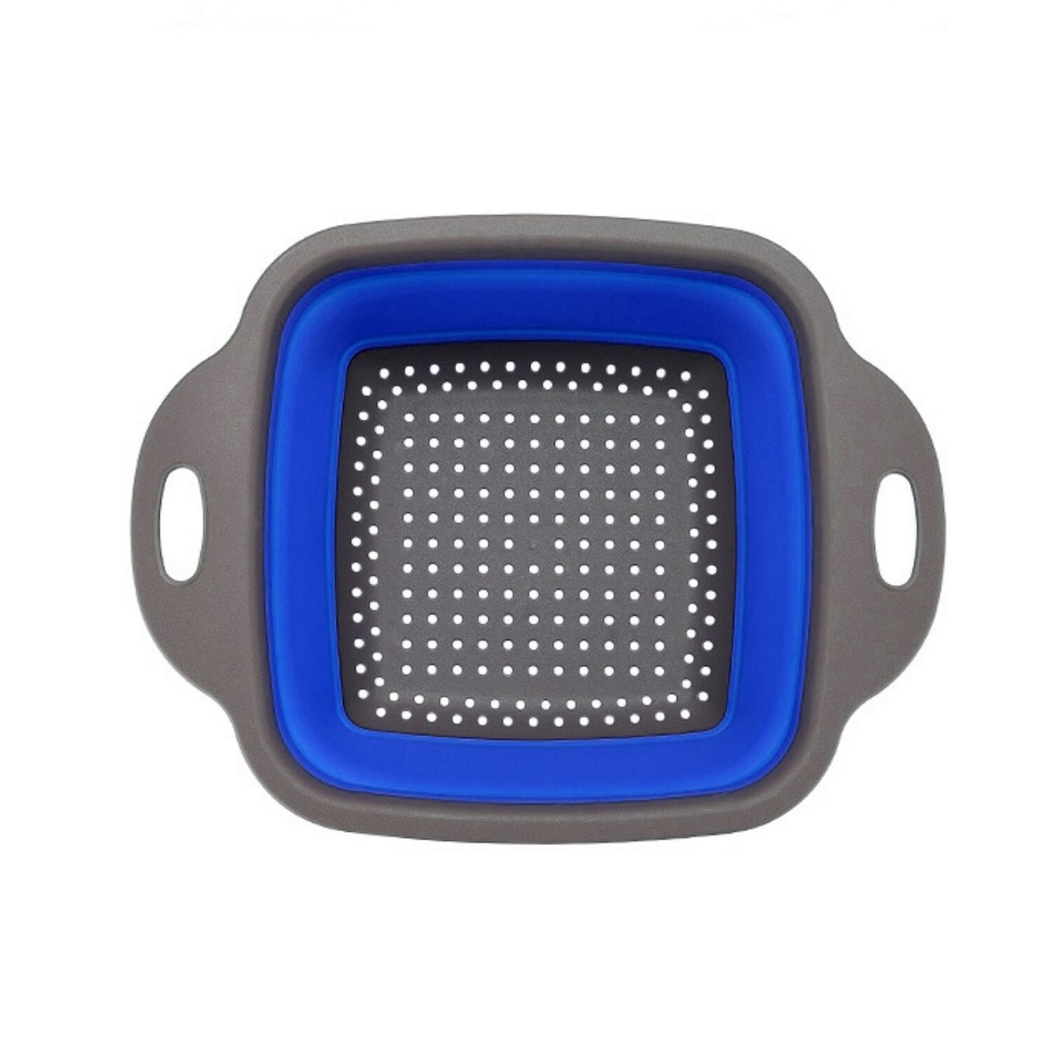 Pack 2 Coladores Escurridor Rectangular Cocina Azul image number 1.0