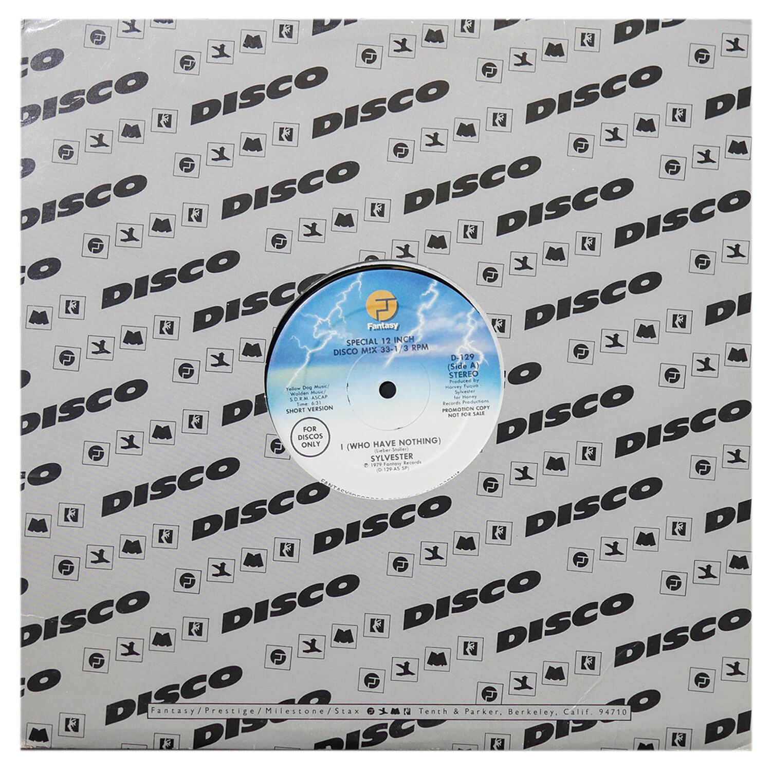 Sylvester - I (who Have Nothing) | 12" Maxi Single Usado image number 0.0