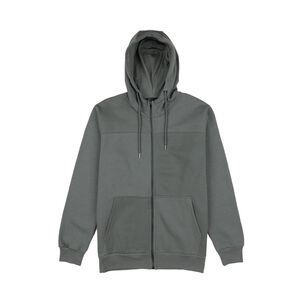 Polerón Liso Slim Cuello Alto Con Capucha Hombre Az Black