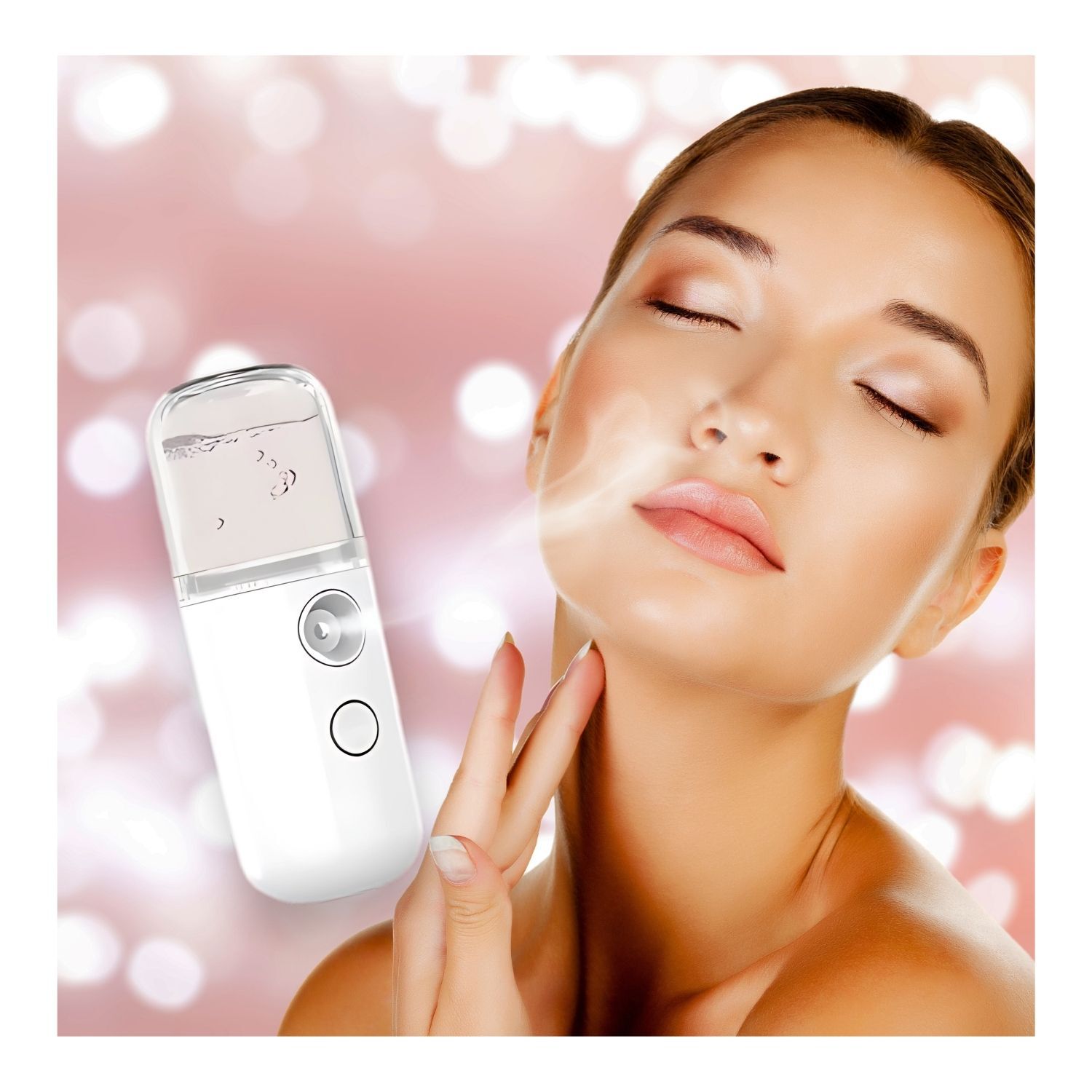 Facial Spa Humidificador De Hidrataci&oacute;n De La Piel Blanco image number 2.0