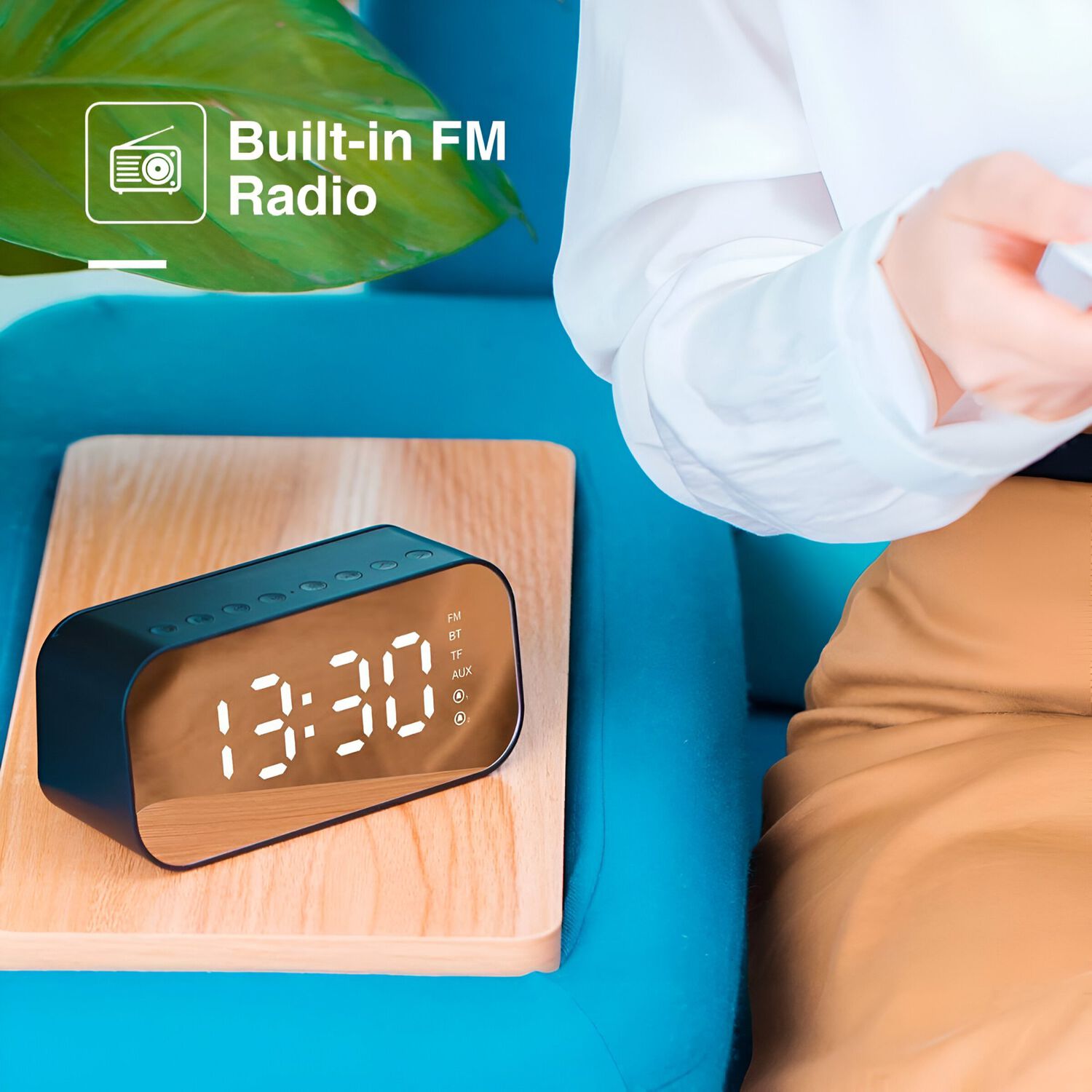 Parlante Bluetooth Havit Con Despertador/ Termometro/ Radio image number 6.0