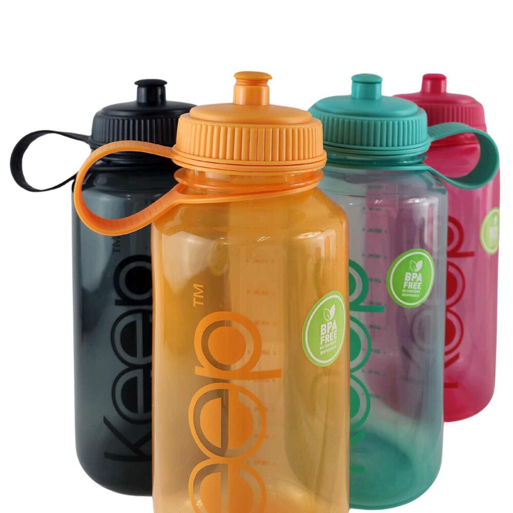 Botella Keep 1 Litro Sport Gym Ejercicio Naranja image number 6.0