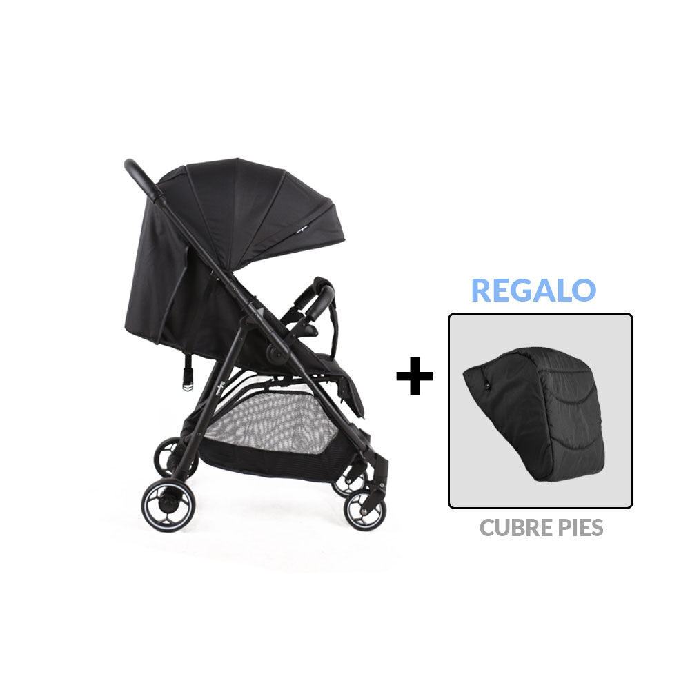 Coche De Paseo Reversible High Negro Babymine image number 2.0