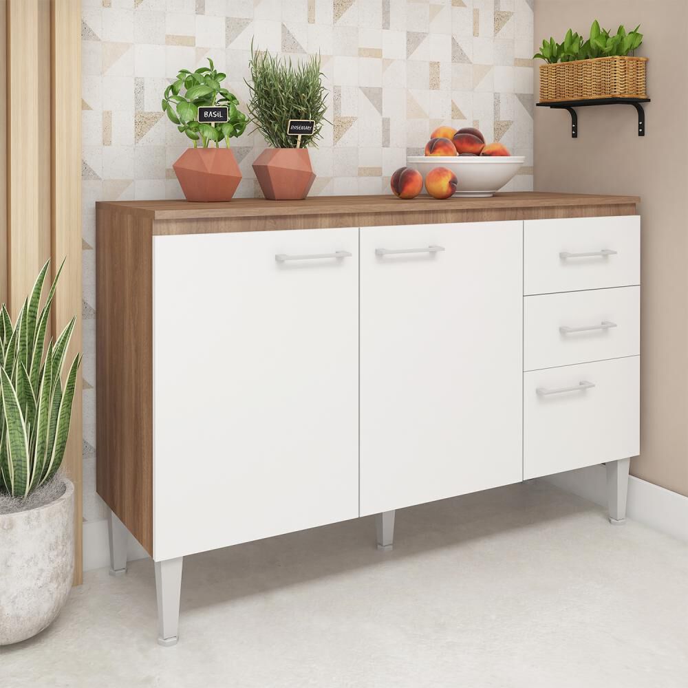 Mueble De Cocina Base Vekkahome Opie 120 Cm image number 0.0