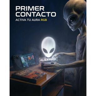Lampara 3d De Alienware Multicolor