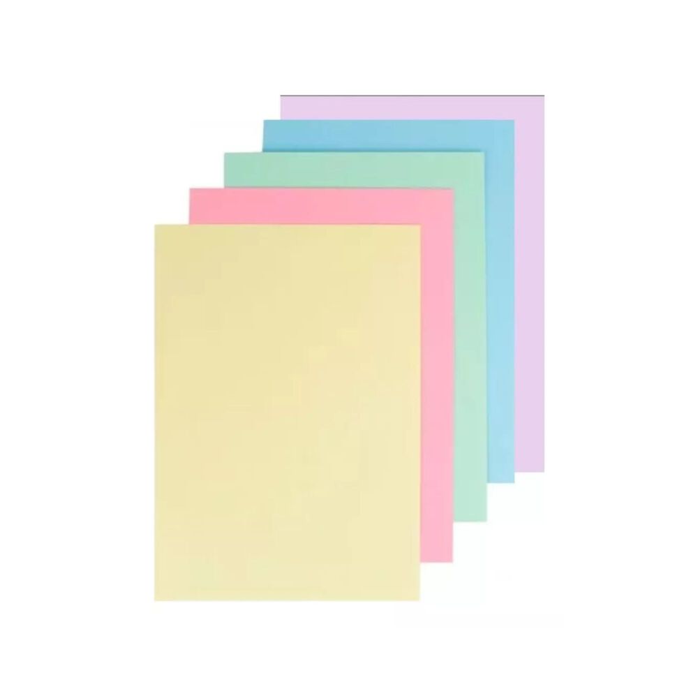 Cartulina Opalina Lisa Colores Pastel 50 Hojas 220grs A4 image number 3.0