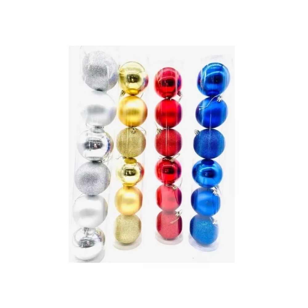 Pack De 9 Bambalinas Grandes Navideñas 8cm 3 Diseños image number 11.0