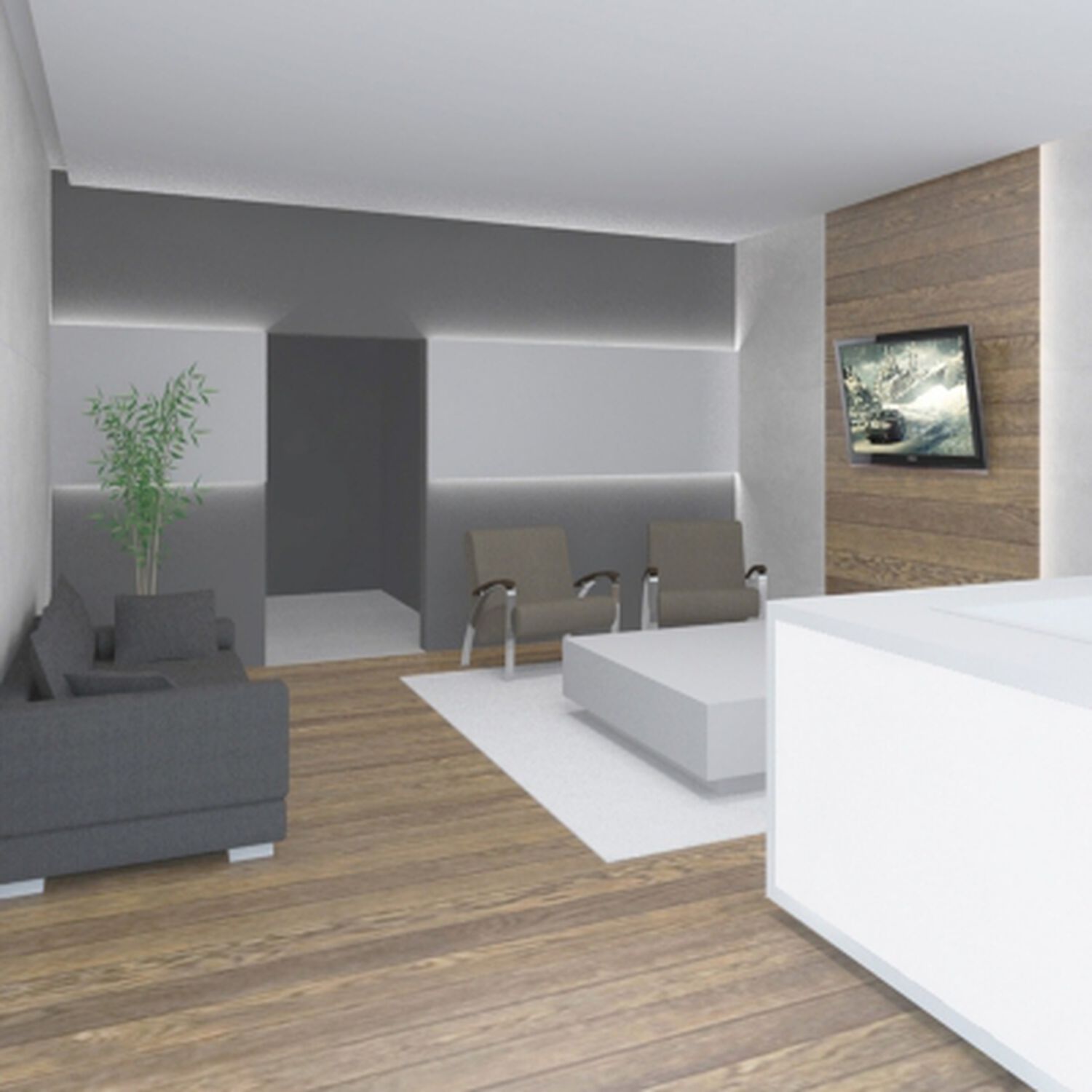 Soporte Para Tv Inclinable Ultra Slim Para 32" A 85" 50kg Sbrp615 Brasforma image number 1.0