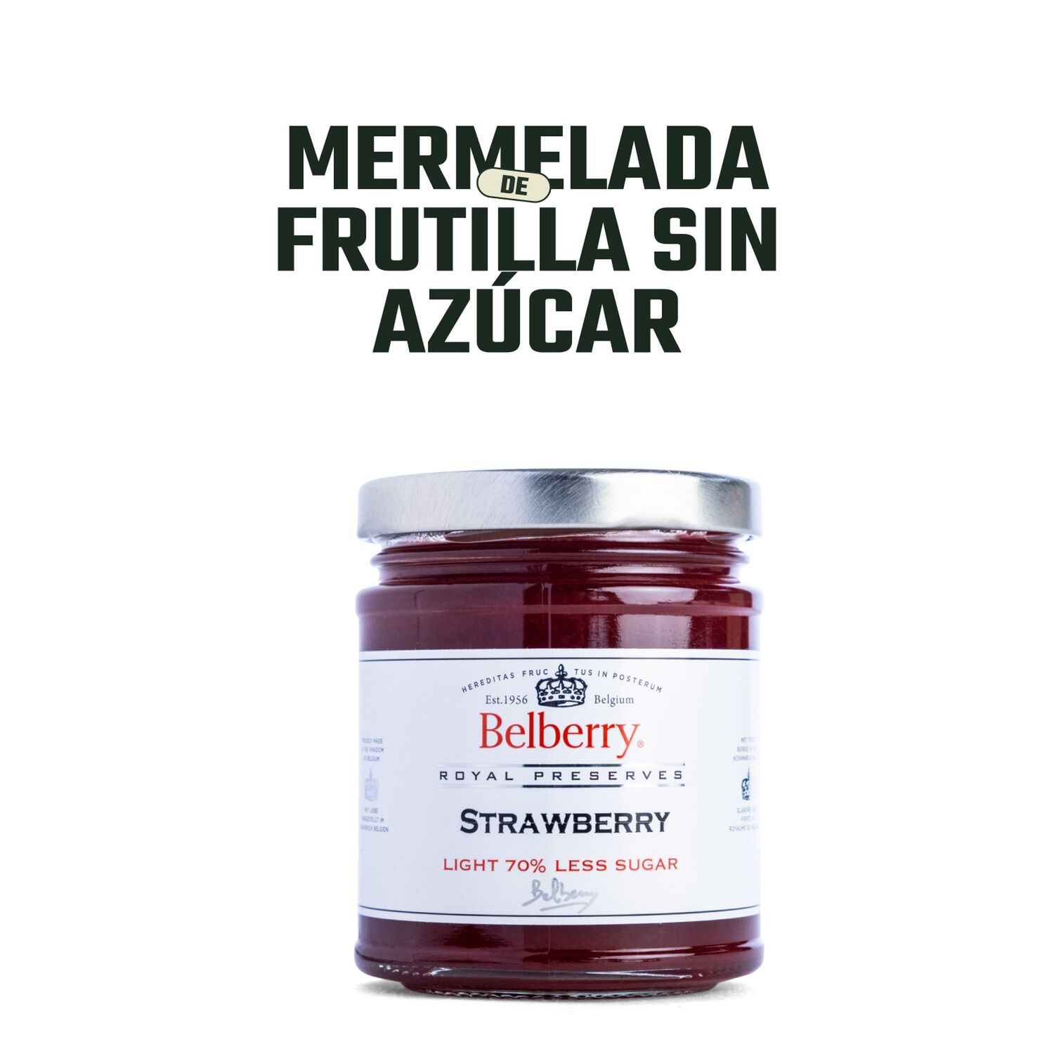 Mermelada De Frutilla Sin Az&uacute;car Belberry 1 X 210 Gr image number 1.0