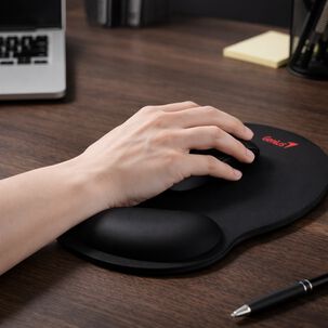 Mouse Pad Genius G-wmp 100 Con Soporte Ergon&oacute;mico Mu&ntilde;eca