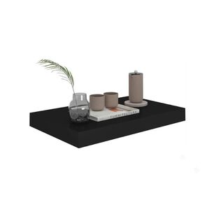 Repisa Flotante Negra Minimalista Estante Organizador Pared 60cm