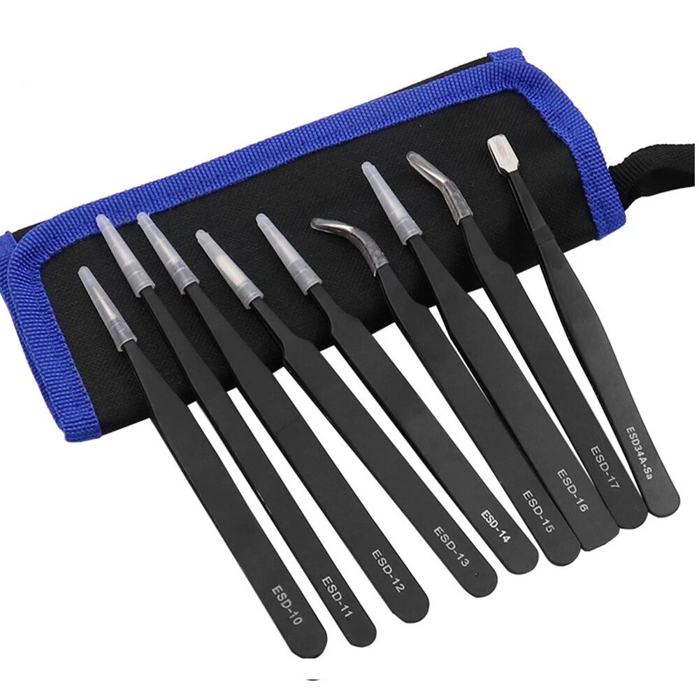 Set De 9 Pinzas Para Electr&oacute;nica image number 0.0