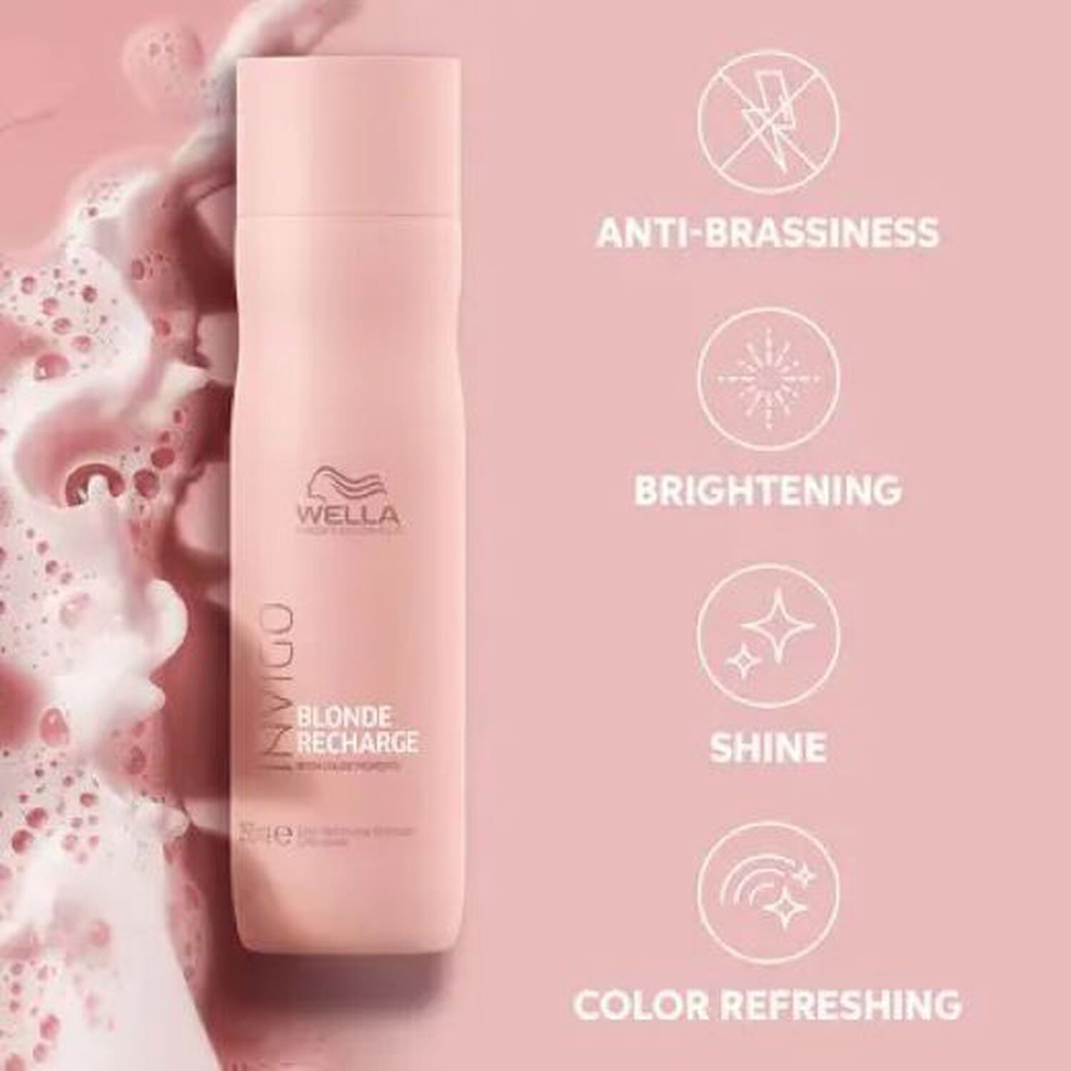 Shampoo Blonde Recharge Wella 250ml Cabellos Rubios image number 1.0