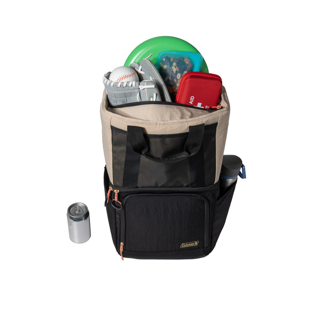 Mochila Térmica Cooler Coleman® Now 20 Latas Negro Beige image number 3.0