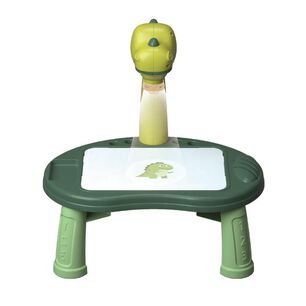 Juguete Mesa Proyectora De Dibujos Dinosaurios 34pzas Verde Infantil