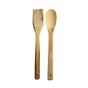 Set Utensilios 4 Piezas Bambú Cocina Antiadherente