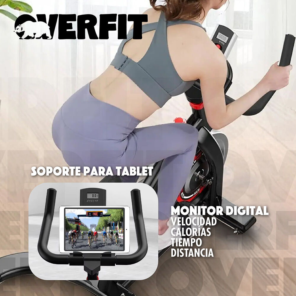 Bicicleta De Spinning Pro Overfit Estática Fitness Gym image number 6.0