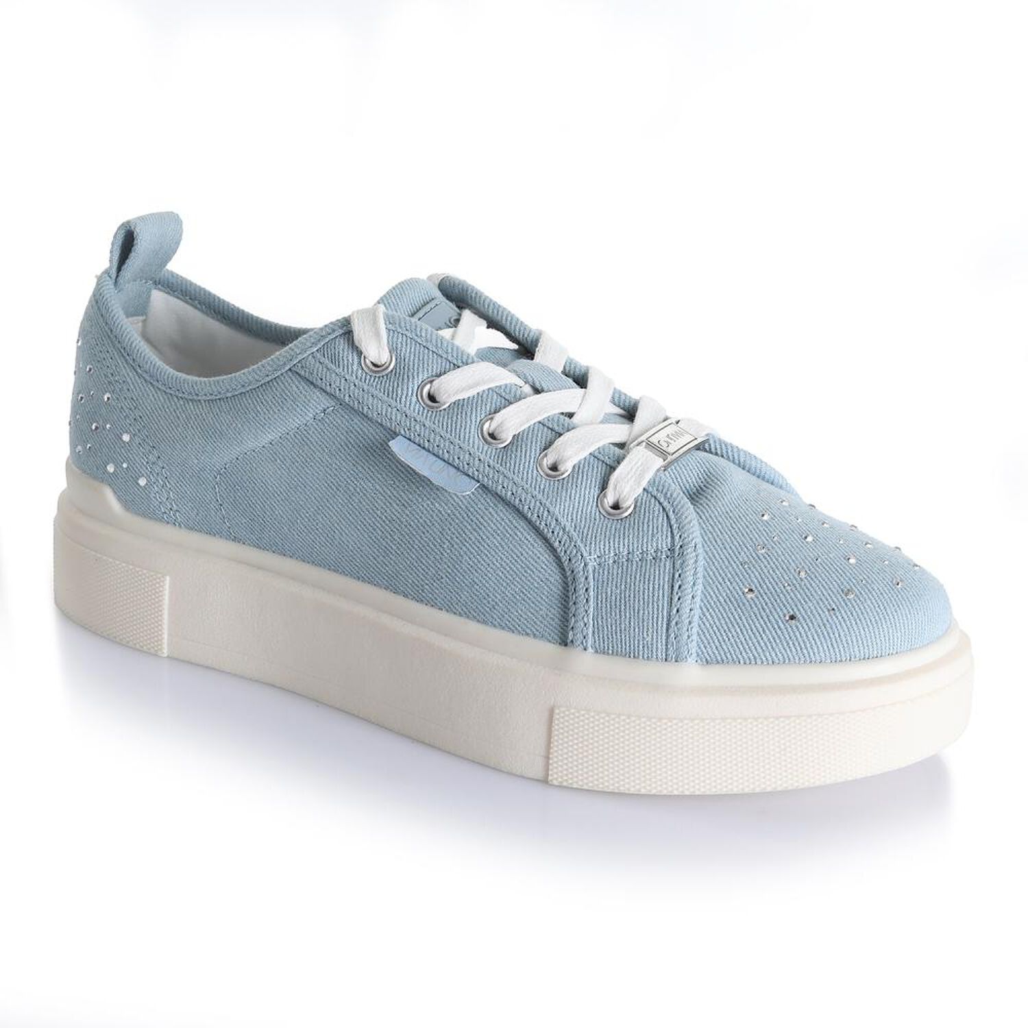 Zapatilla Urbana Mujer Via Uno Denim Claro image number 0.0