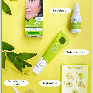 Impression Tintura Cejas Y Pestañas Castaño Oscuro 15ml