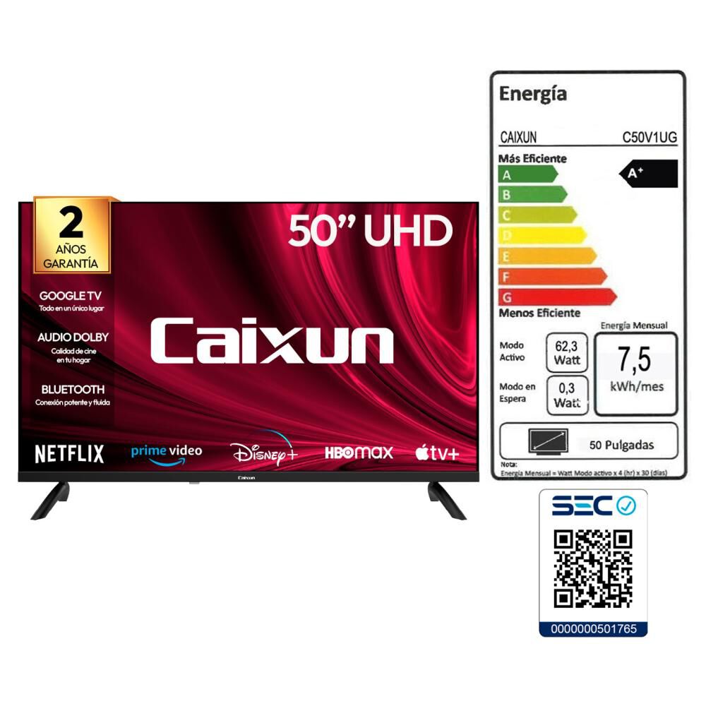 Led 50" Caixun C50V1UG / Ultra HD 4K / Smart TV image number 10.0