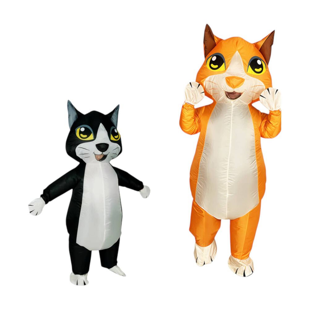 Disfraz Inflable De Gato Adulto Completo Halloween image number 5.0