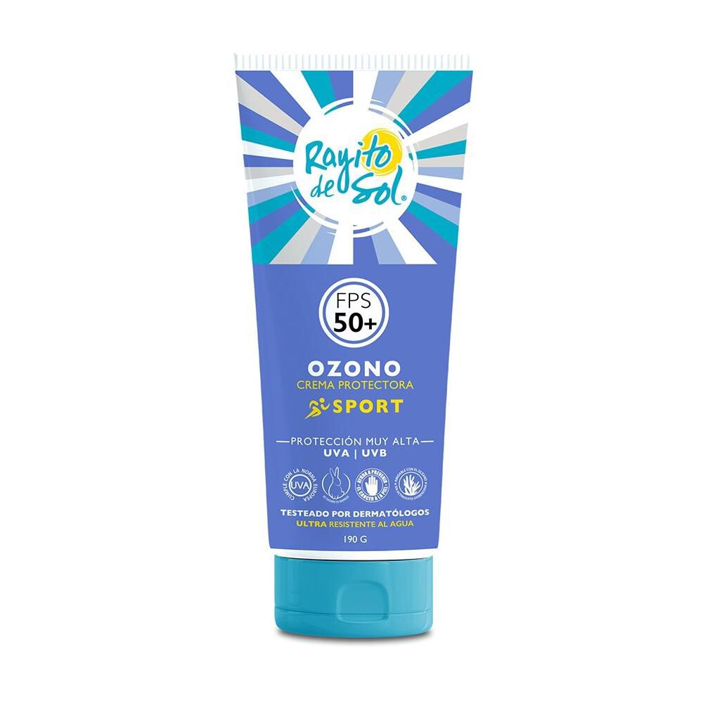 Crema Protectora Rayito De Sol Ozono Sport Fps 50+ 190 Gr image number 0.0