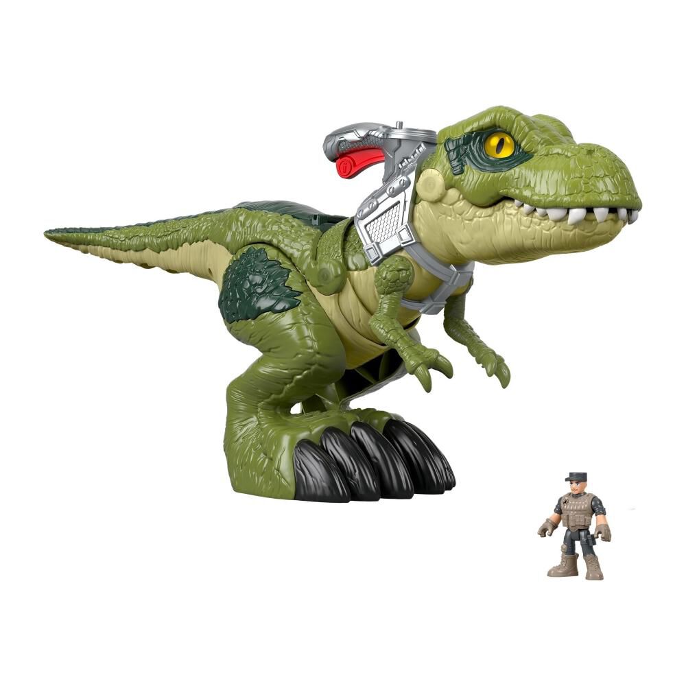 Figura De Acción Imaginext Dinosaurio T-rex Mega Mordida image number 0.0