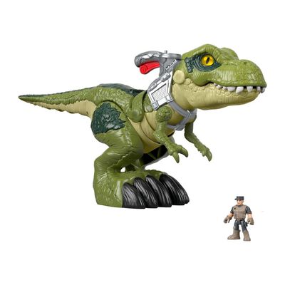 Figura De Acción Imaginext Dinosaurio T-rex Mega Mordida