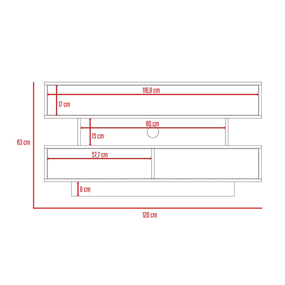 Combo Rack Casa Ideal Bellagio + Bar Casa Ideal Bellagio + Mesa De Centro Casa Ideal Bellagio image number 4.0
