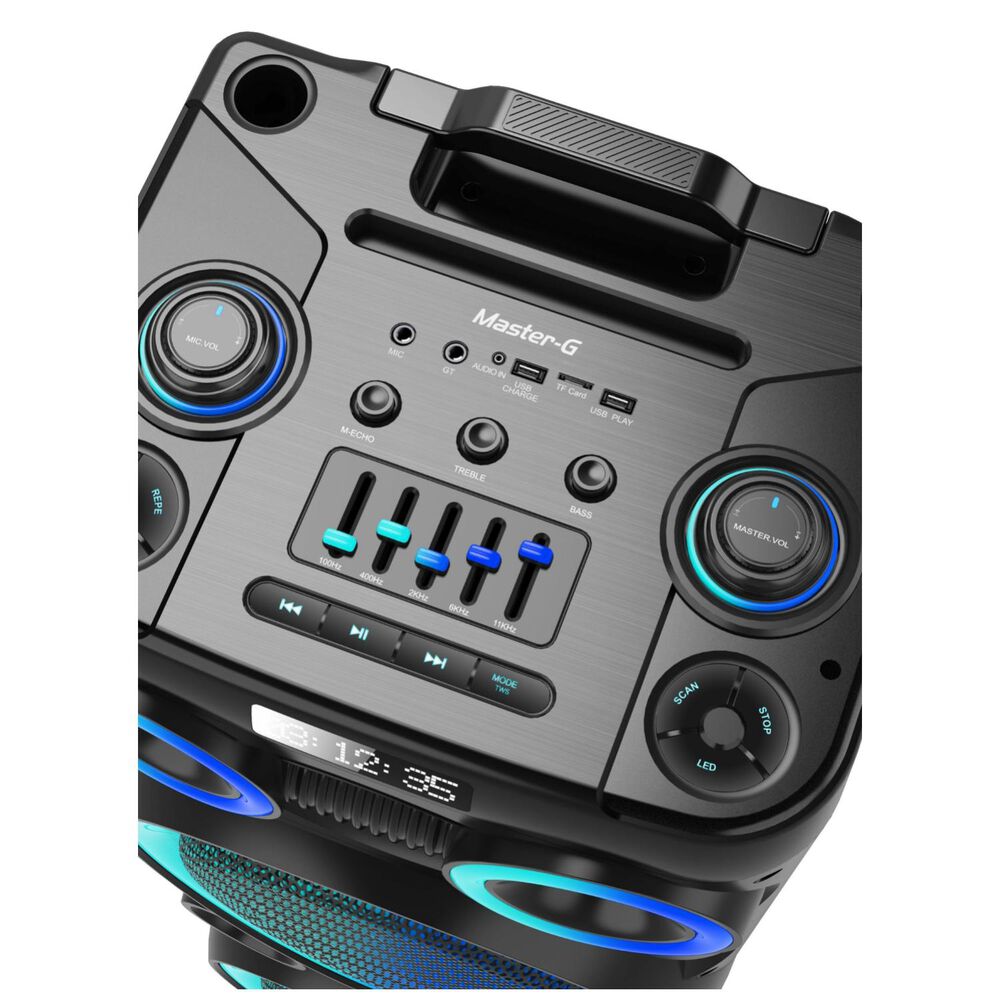 Parlante Karaoke Bluetooth 150wx2 Consola Dj Mgkraken Master G image number 2.0