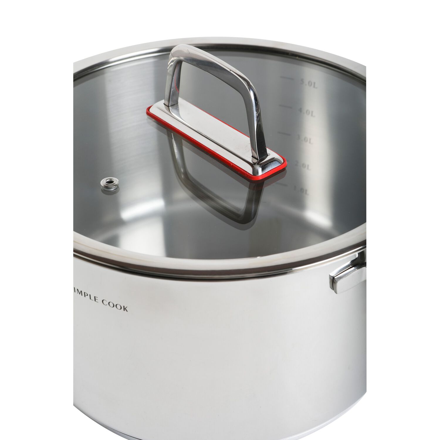 Bateria Simple Cook Burdeos 7pzs image number 2.0