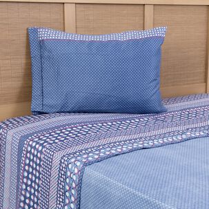 Sabana Estampada Plumetti 1.5 P Oak