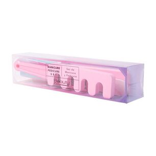 Set De Manicure Y Pedicure Blue Marmol